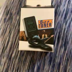 Lip-on guitar Tuner