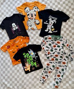 Toddler size 3T Halloween print clothing bundle