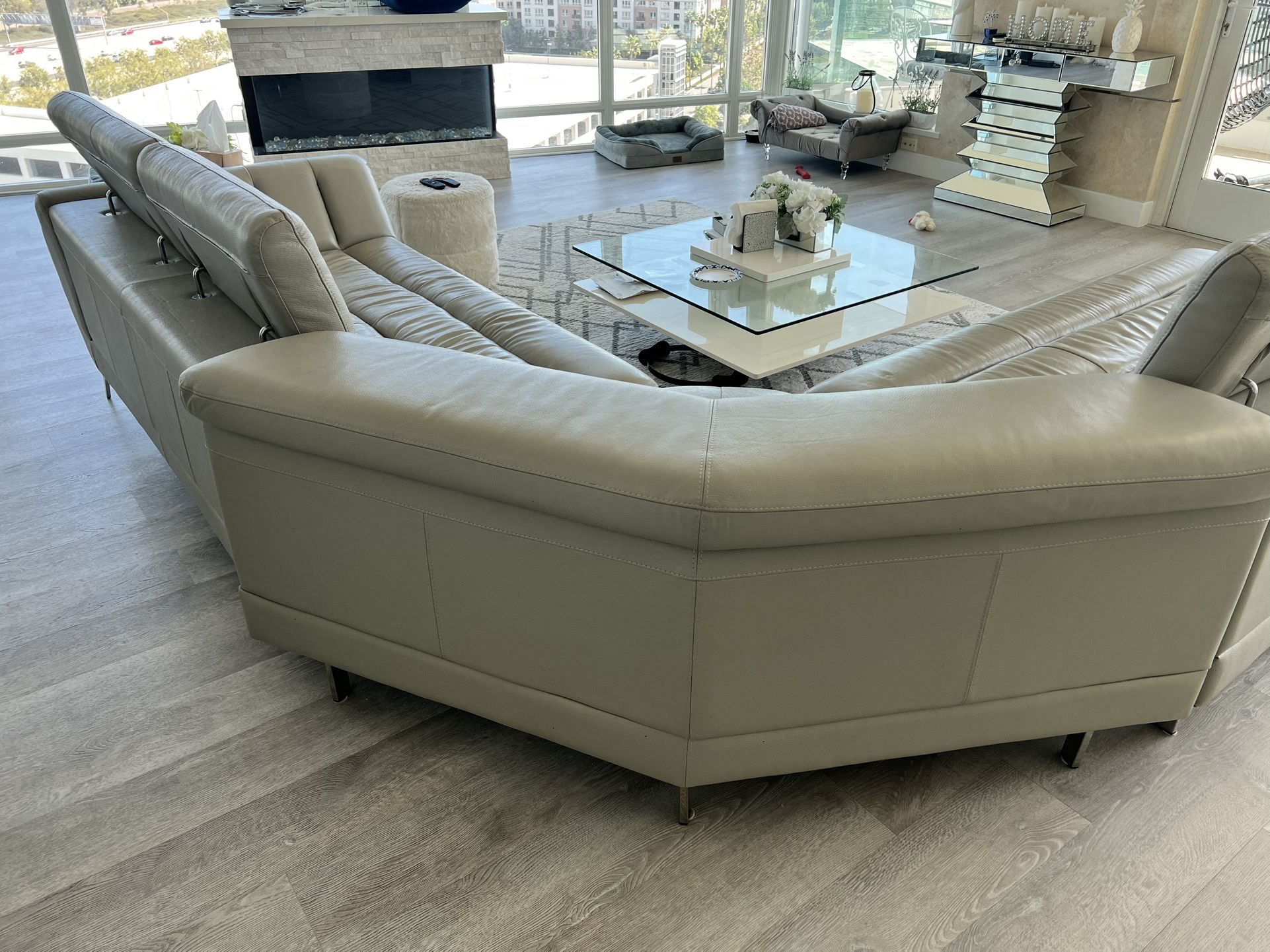 Sectional Leather Couch
