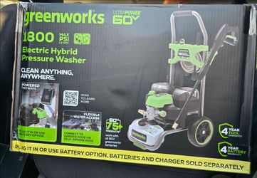GREENWORKS 1700 PSI Electric Pressure Washer