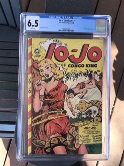 Jo-Jo Comics #17 (1948) CGC 6.5 — Classic Jack Kamen Bondage Cover; Fox Feature