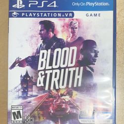 Blood & Truth PS4/VR