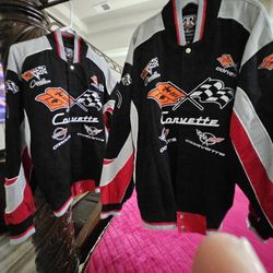 2 His And Hers Suede Chevrolet Corvette Jackets