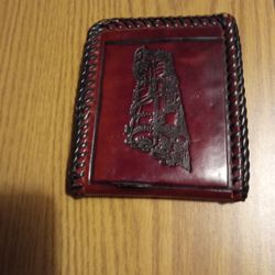 Leather Train Wallet..Vintage 