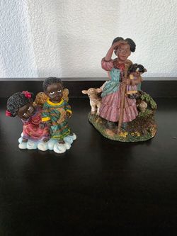 Black figurines