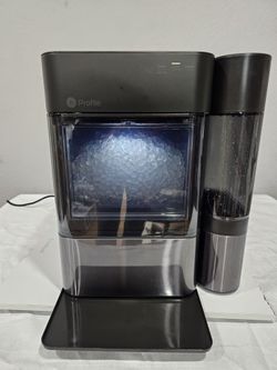 ge profile opal 2.0 XL black stainless steel nugget ice maker bk.1