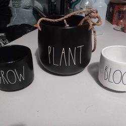 Rae Dunn Plant Bloom Grow Bundle 
