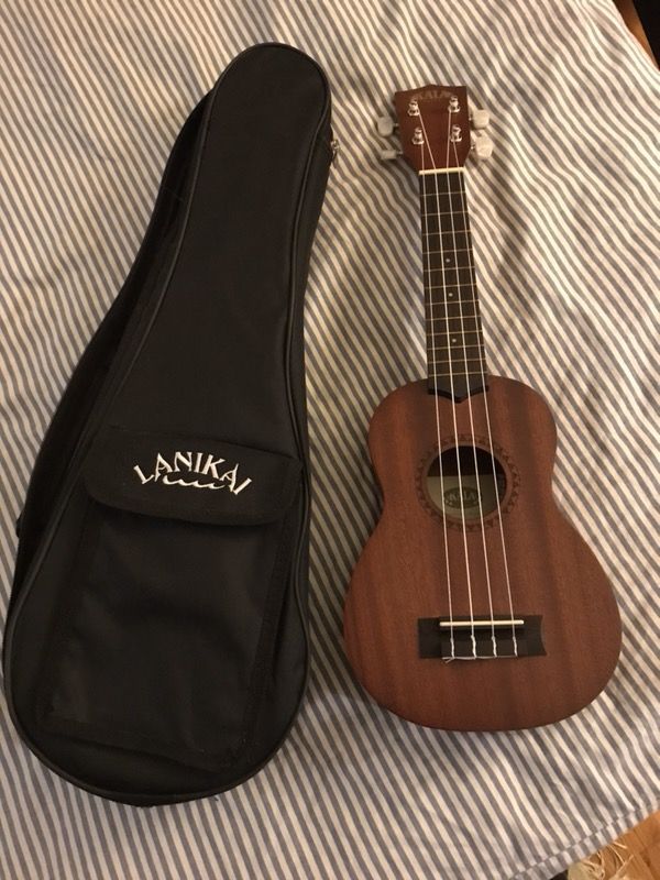 Ukulele with case