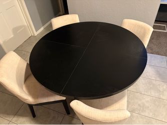 Dinning table 4 chairs.