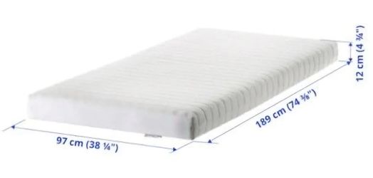IKEA, resilient foam mattress TWIN size