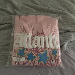 New Pink Atlanta Sp5der Hoodie (size medium)
