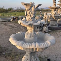 New Water Fountain Made Out Of Cement Perfect Gift 