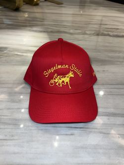 Siegelman Stable Red & Gold Embroidered Snapback Hat