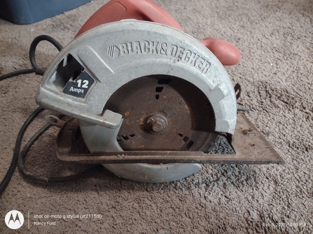 Black & Decker 7 1/4" Circular Saw