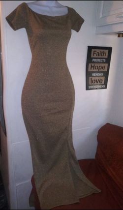 $13 size L golden dress