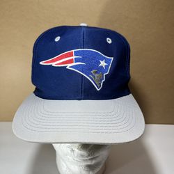 Vintage NFL New England Patriots Logo 7 SnapBack Hat