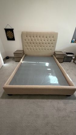 Queen size frame with 2 night stand
