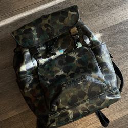 Coach Camo Backpack 