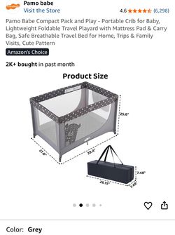 NEW! Portable play pen crib