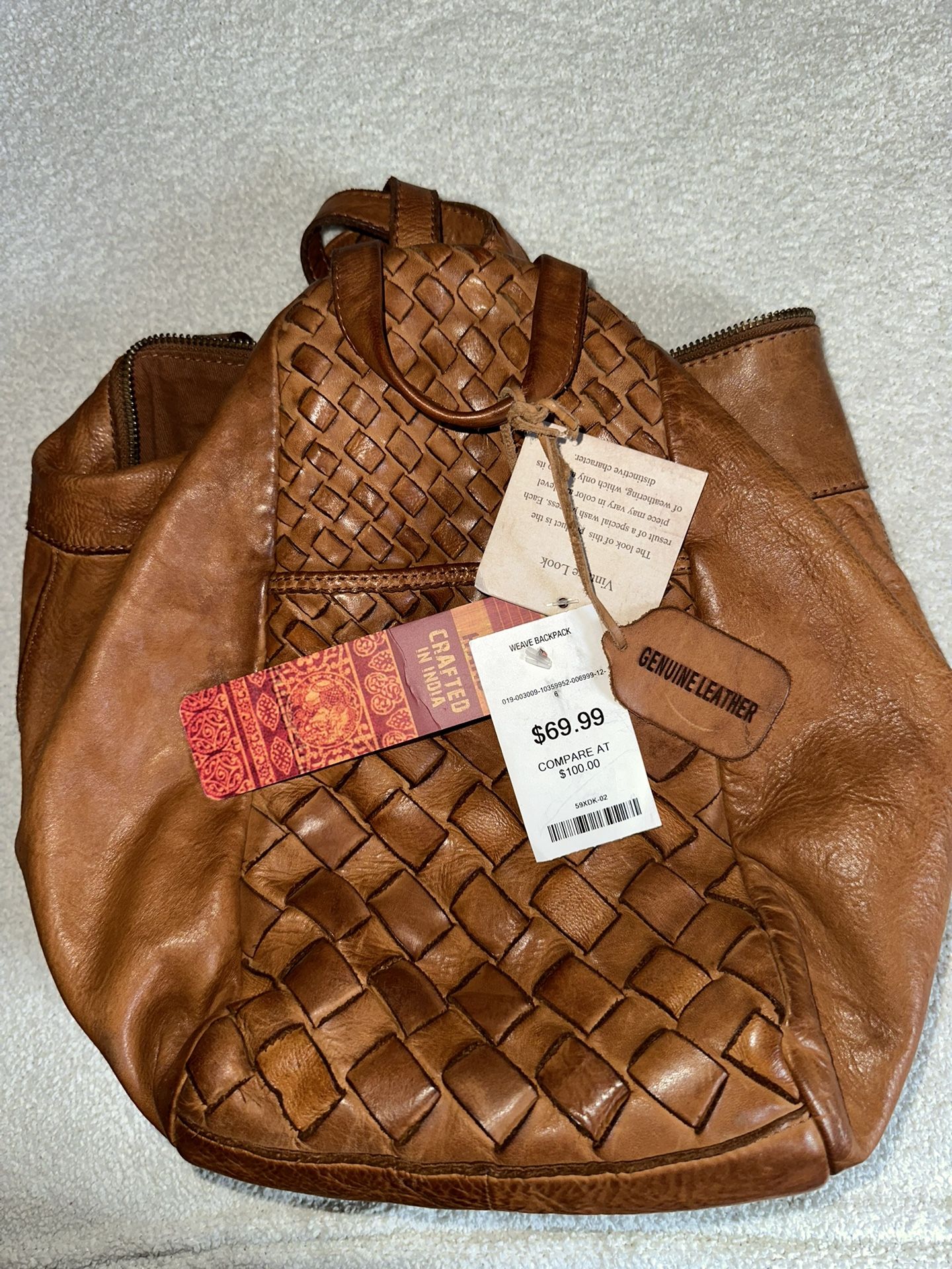 Leather Sak Bag