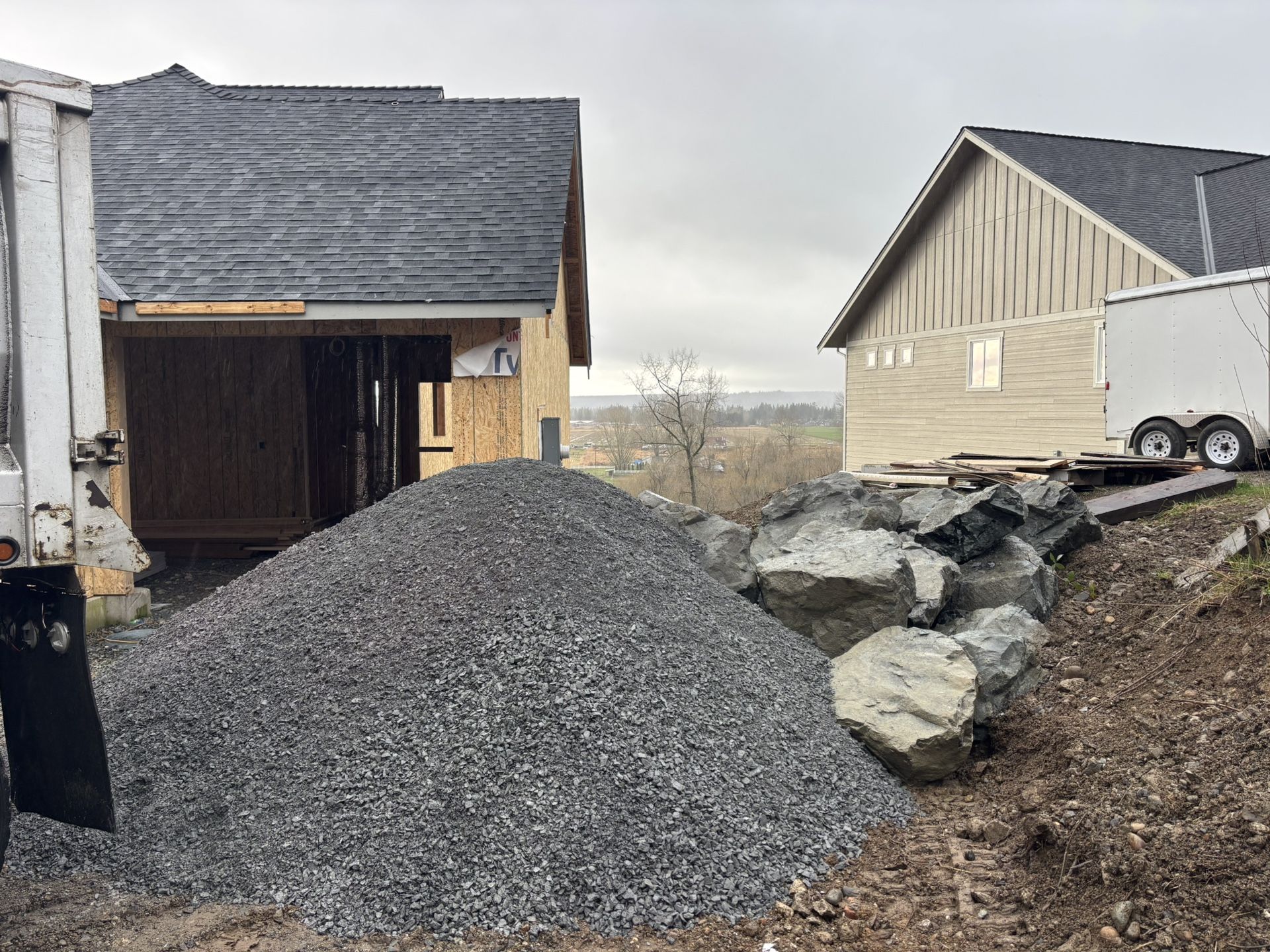 12 Yards 1.25” Crushed Gravel Delivered