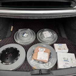 Widebody Charger rotors & brake pads front and rear OEM