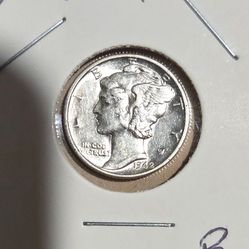 1942  Mercury Dime Uncirculated