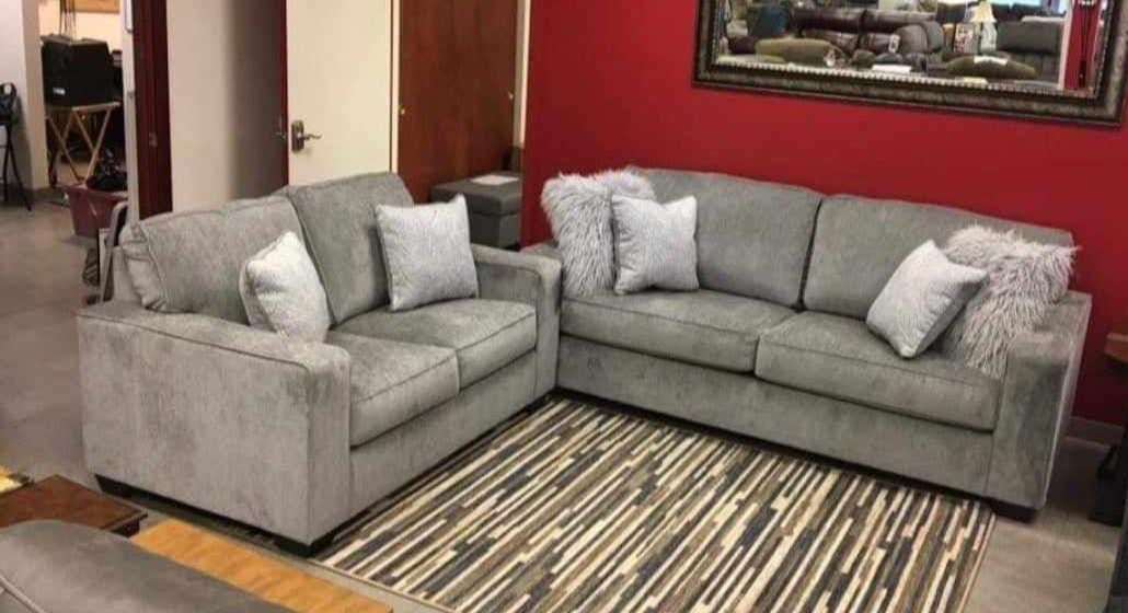 Alloy Living Room Set Sofa And Love seat Financing Options available 