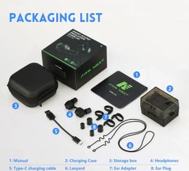 ARM NEXT E30 Bluetooth Electronic Hearing Protection Earbuds - New