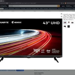AORUS 43 INCH TV