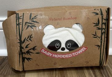 Natural Bamboo Baby Hooded Towel
