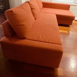 IKEA Sleeper sectional,3 seat w/storage 
