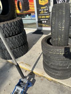 235/45 18 Tesla tire with foam
