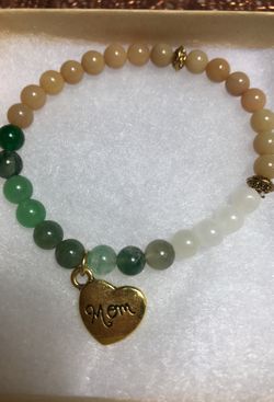 Agate mom bracelet