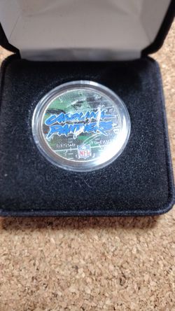 Collectible Carolina Panthers And Kennedy Half Dollar