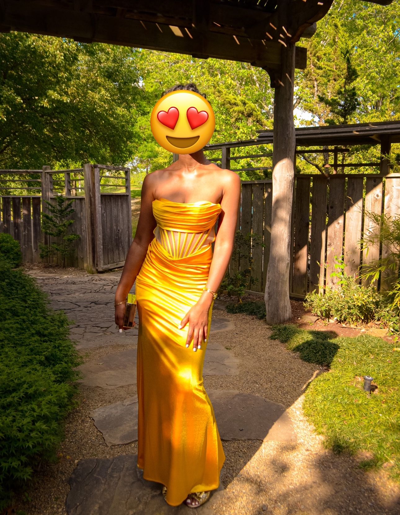 Gorgeous Yellow Prom Dress (worn 1x)