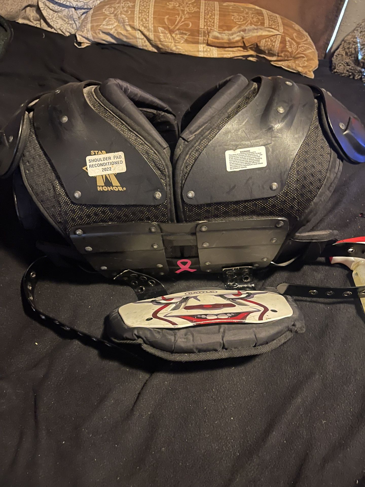 Top Gun Wide Reciver/qb/rb Football Pads 