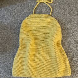 Handmade Crochet Halter Top