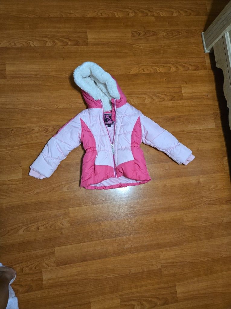 Girls Size 5/6 Pink Snow Jacket