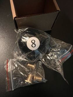 8 Ball Shift Knob  with adapters Brand New