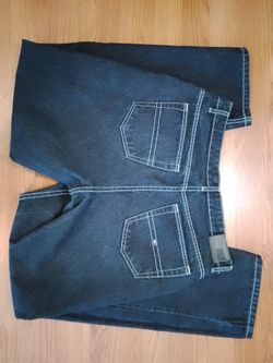 Tommy Hilfiger VTG Womens Black Triple T Loose Fit Denim Jeans Size 14 (34X30)