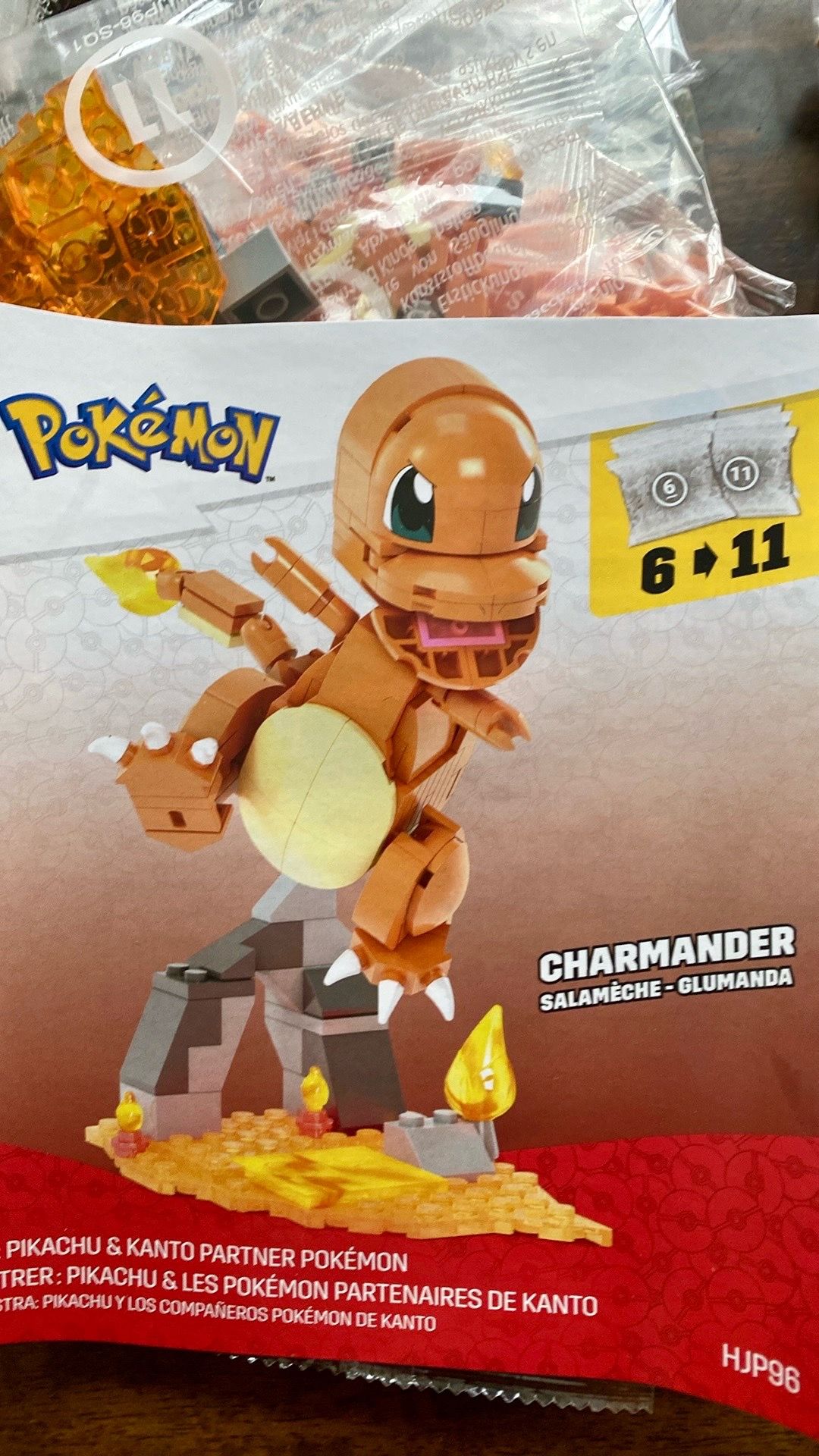 NEW MEGA Pokémon Action Figure Building Toys for Kids, Charmander