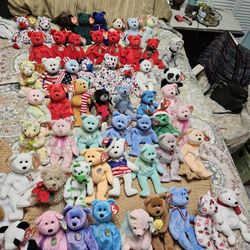 Vintage Assortment Rare Beanie Babies 