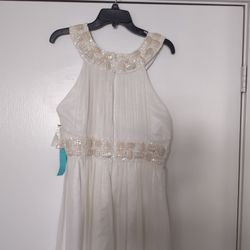Special Occasion Or Prom Dress Off White