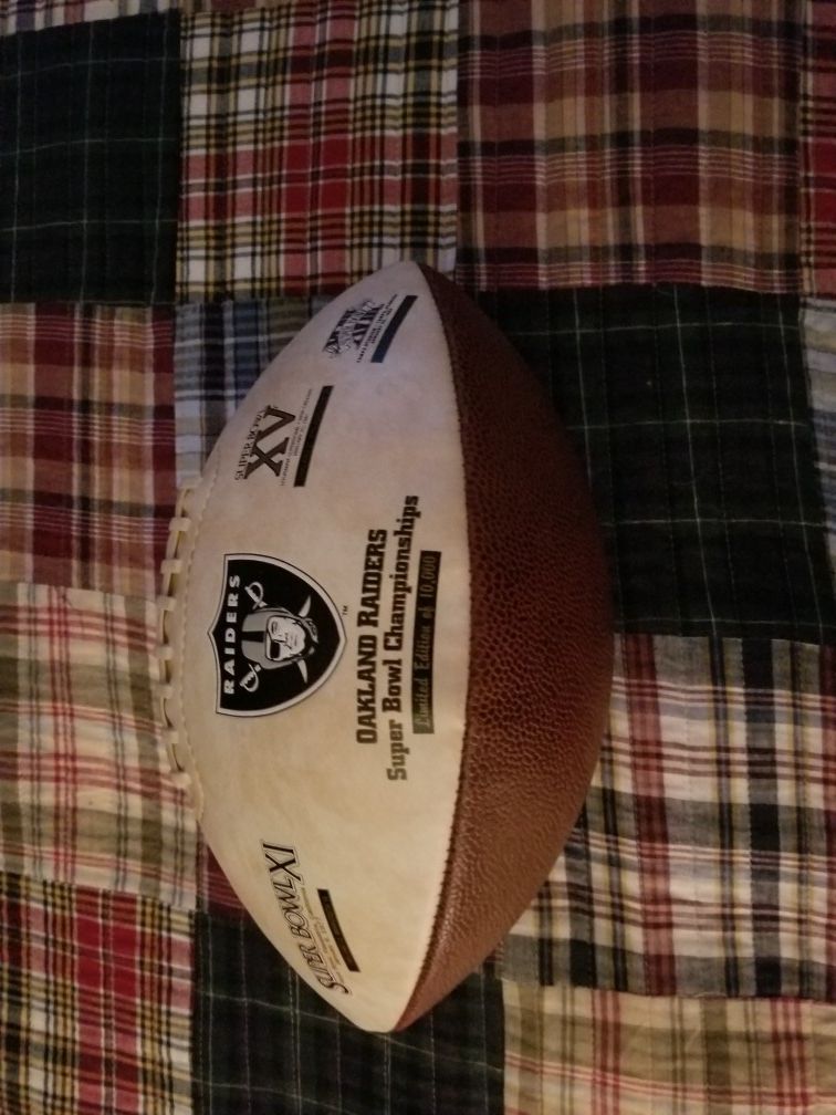 Nfl Oakland raiders super bowl championship limited edition of 10,000