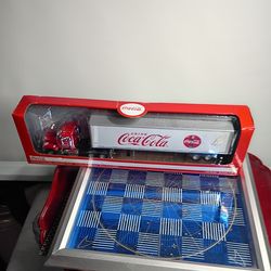 Drink Coca cola truck and trailer
