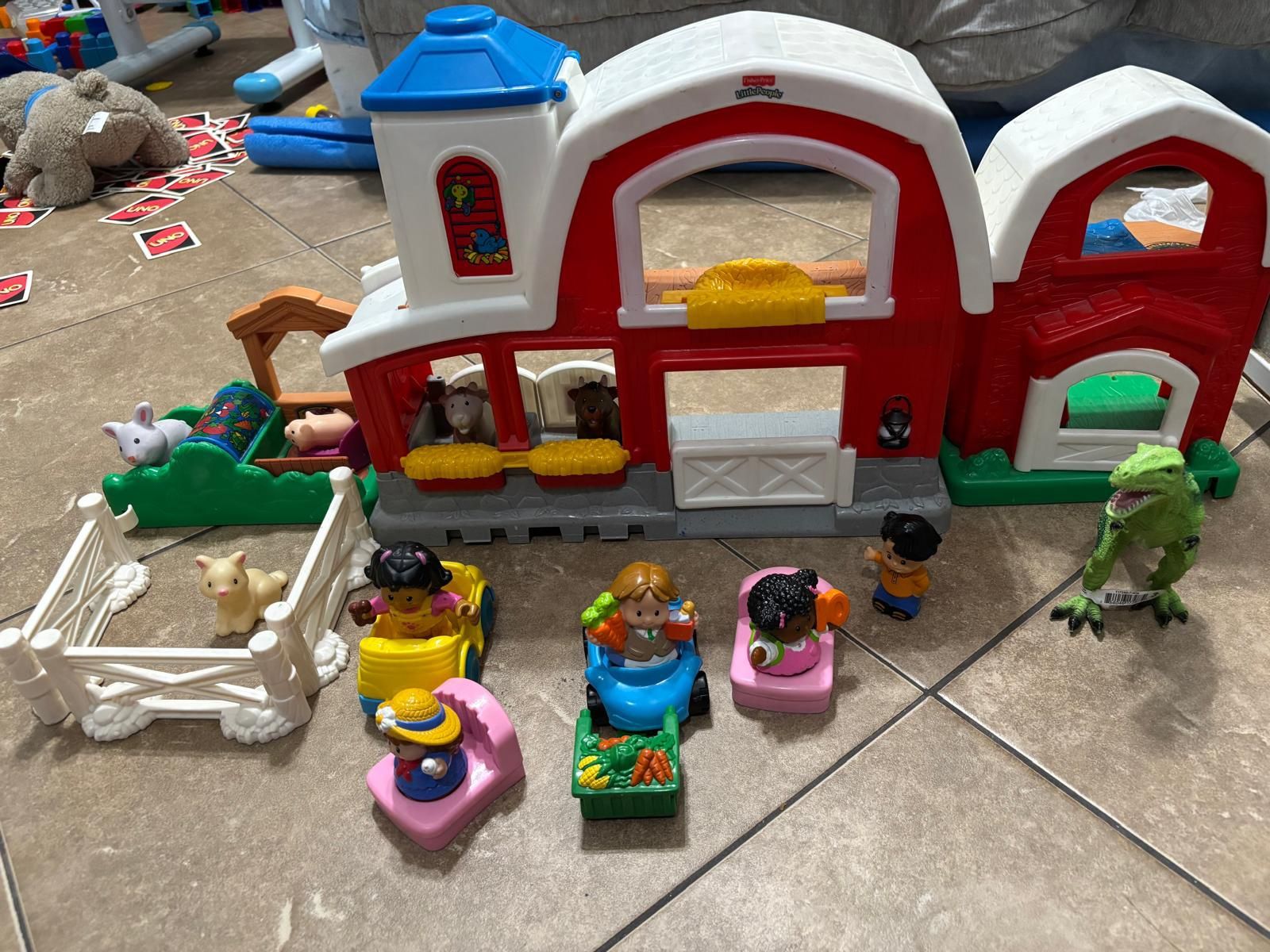 Small Farmhouse And Toys