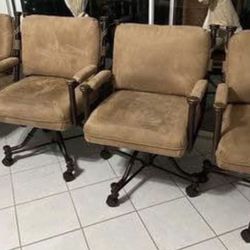 Rolling Chair Set Of Four Chairs