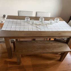 Crate And Barrel Table 