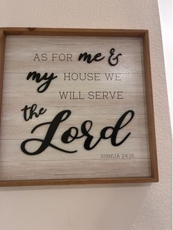 Bible verse wall sign